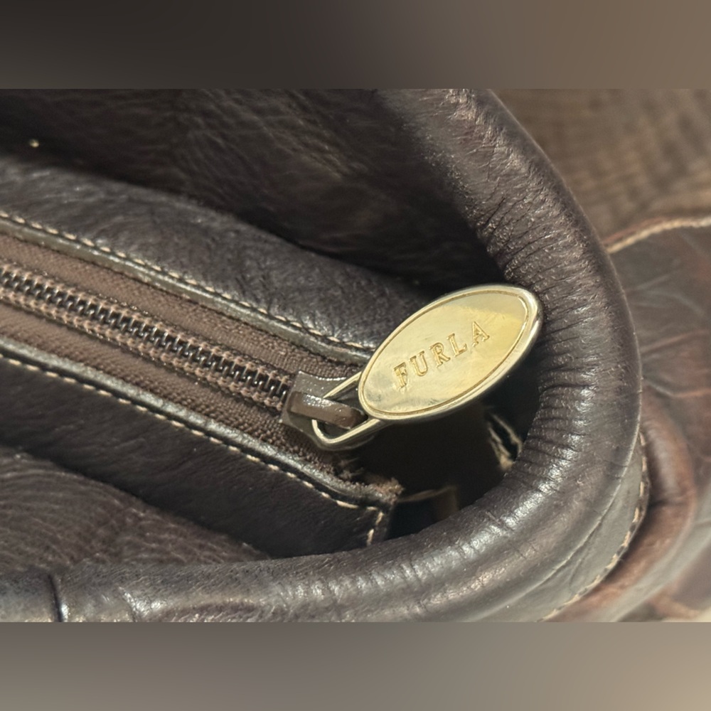 Furla Leather Snake Skin Bag - Picture 16 of 16